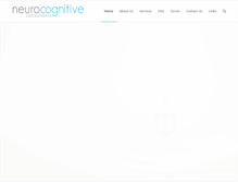 Tablet Screenshot of neurocognitiveconsultants.com